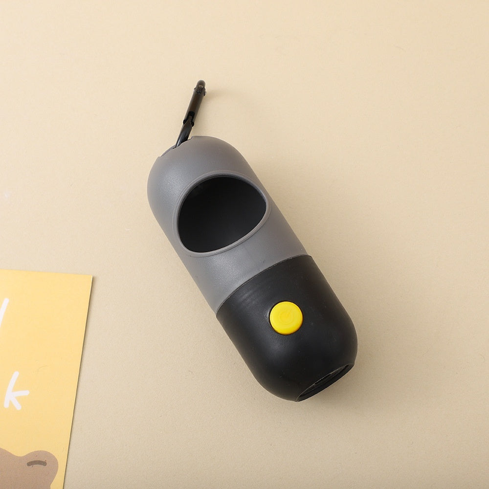 Dispenser Portabuste con Luce LED โ Igiene e Sicurezza per Passeggiate Notturne