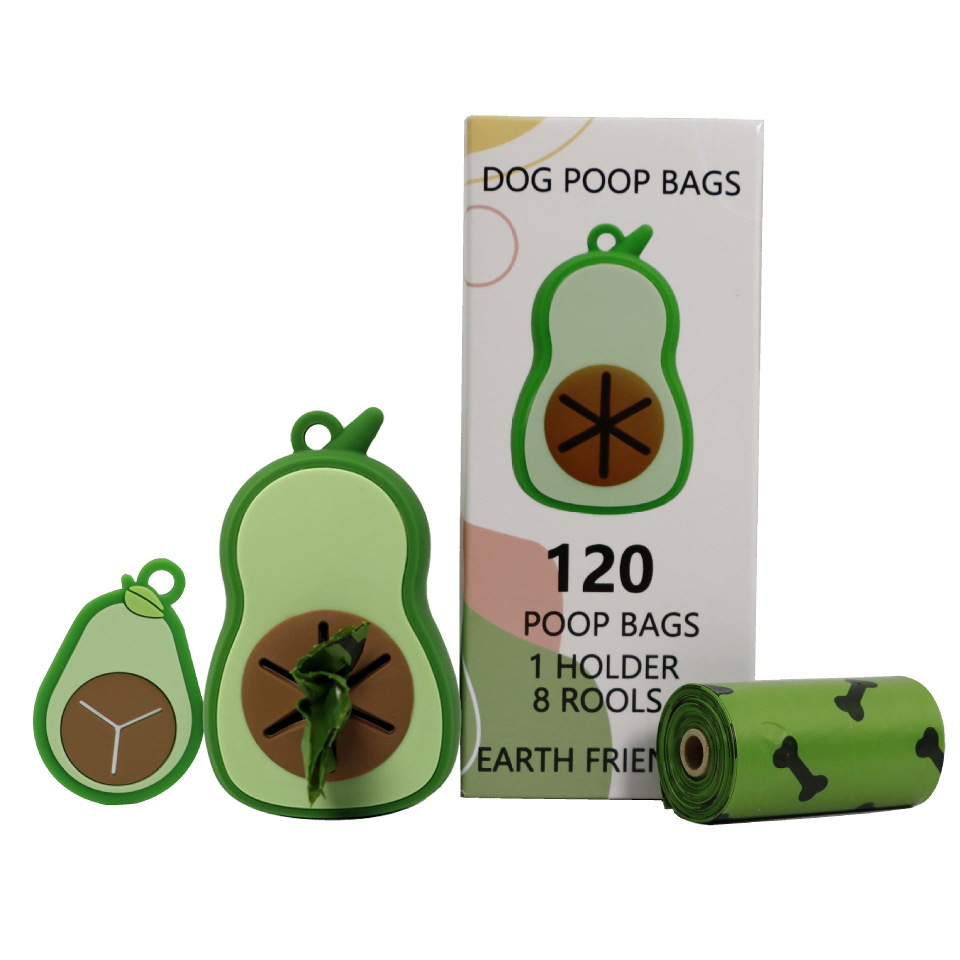 Dispenser a Forma di Avocado โ Raccogli Buste Igieniche in Silicone