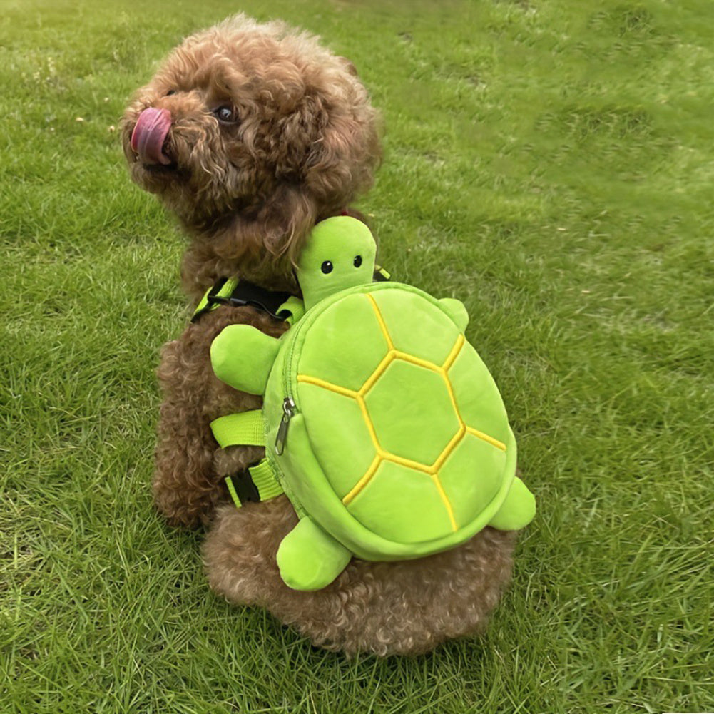 Zainetto Tartaruga per Cani โ Morbido, Regolabile e Super Divertente ๐ข