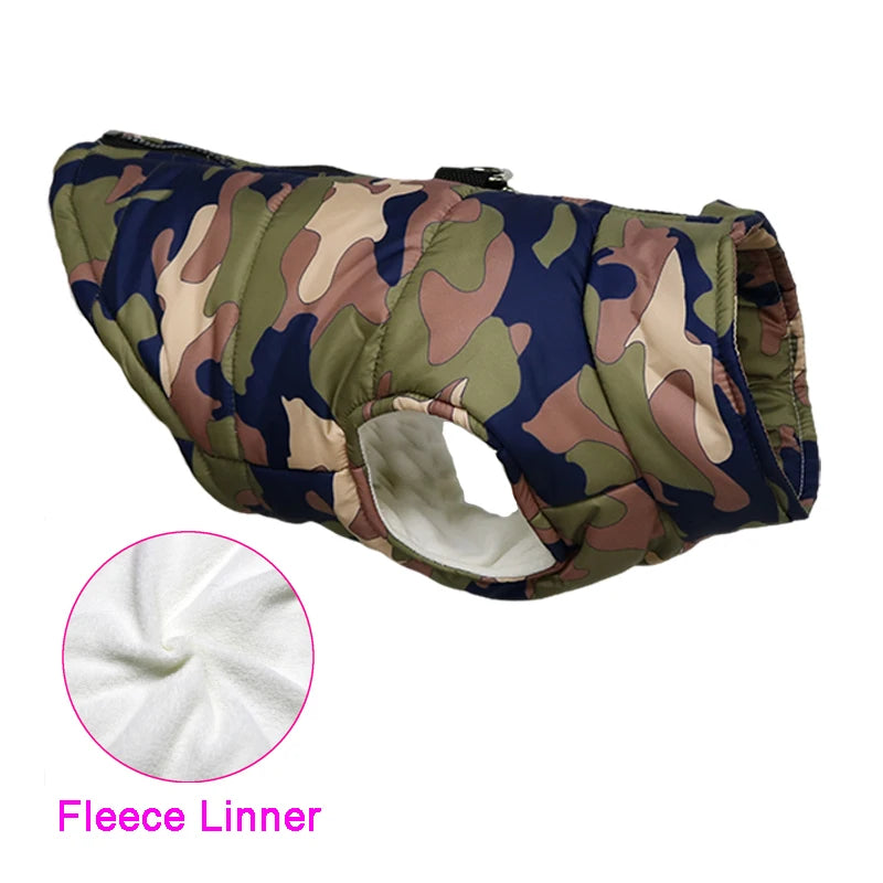 Giacca Invernale Impermeabile per Cani – Calda, Antivento e con Chiusura Lampo