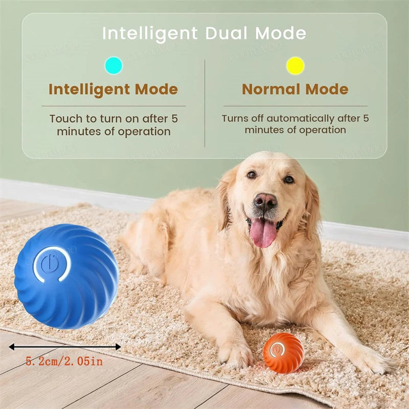Palla Interattiva Intelligente per Cani e Gatti โ Gioco Elettronico Ricaricabile a Movimento Automatico