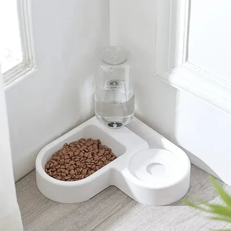 Set Doppia Ciotola con Dispenser dโAcqua โ Ciotole Antiscivolo per Cani e Gatti