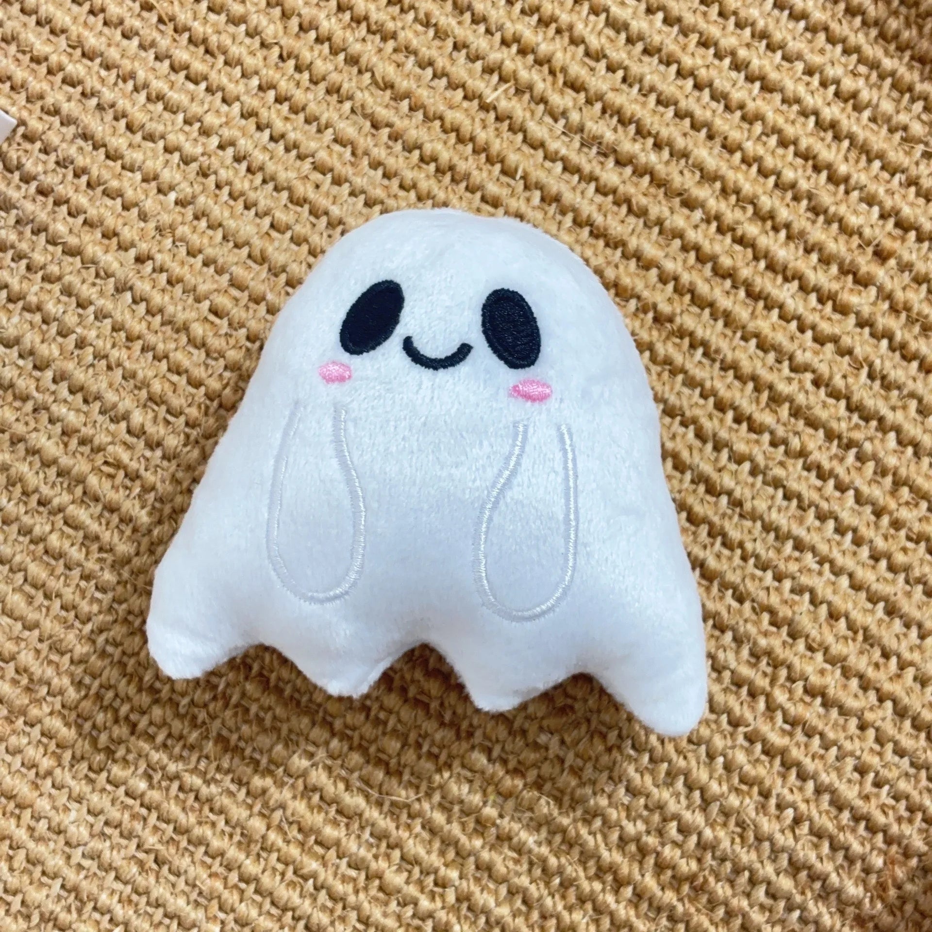 Gioco in Peluche Halloween per Cani – Fantasmini Morbidi con Sonaglino