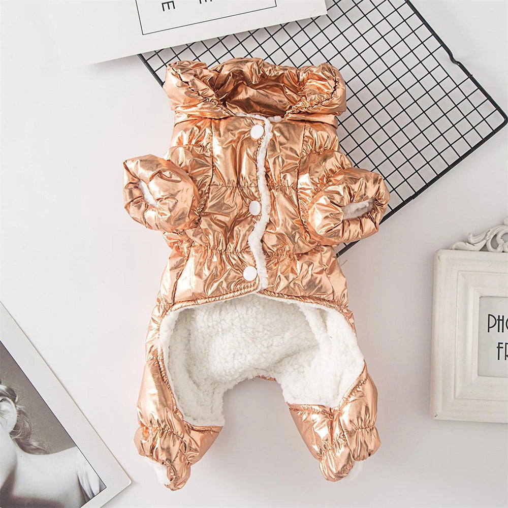 Tuta Invernale Impermeabile per Cani di Piccola Taglia – Calda e Morbida in Pile