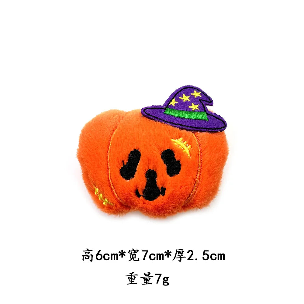 Set Giochi Halloween per Gatti – Peluche Zucca, Ragno e Fantasma Morbidi e Resistenti