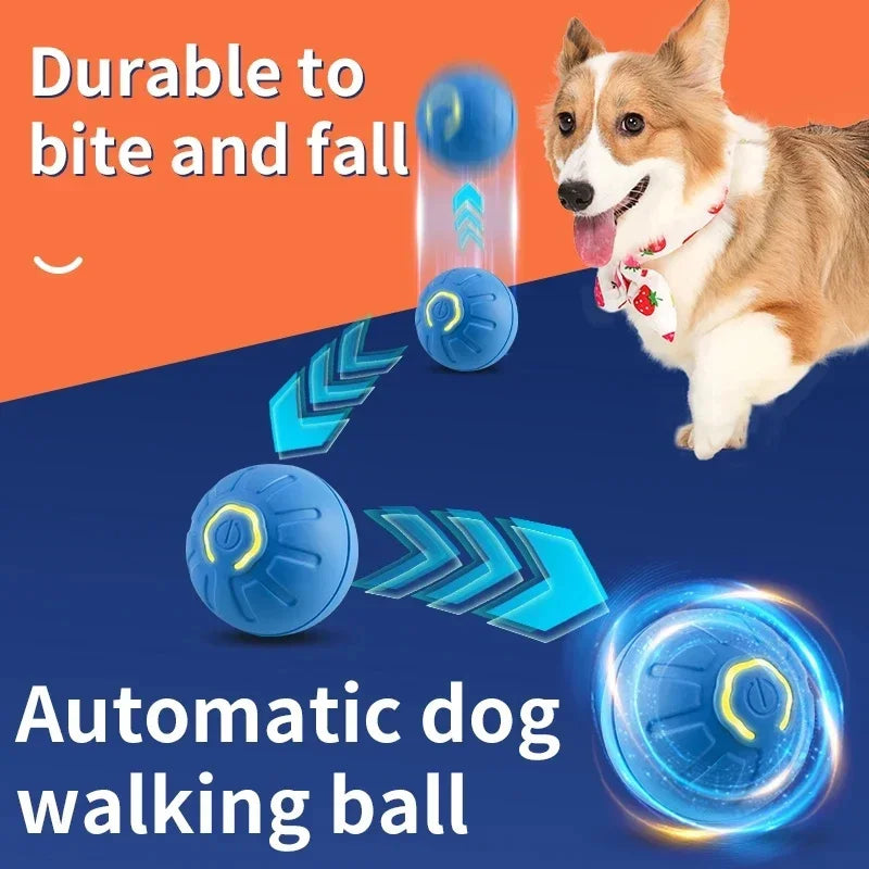 Palla Interattiva Intelligente per Cani e Gatti โ Gioco Elettronico Ricaricabile a Movimento Automatico