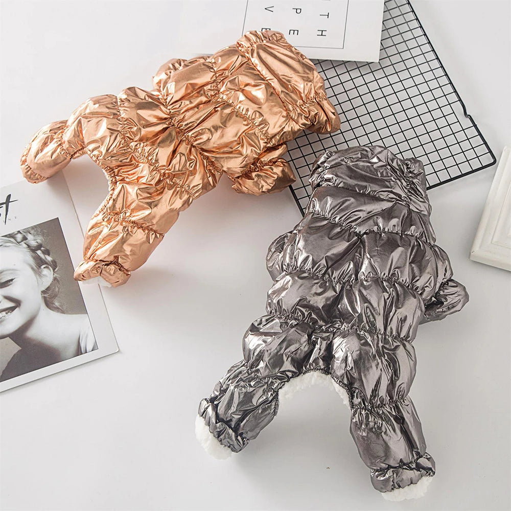 Tuta Invernale Impermeabile per Cani di Piccola Taglia – Calda e Morbida in Pile