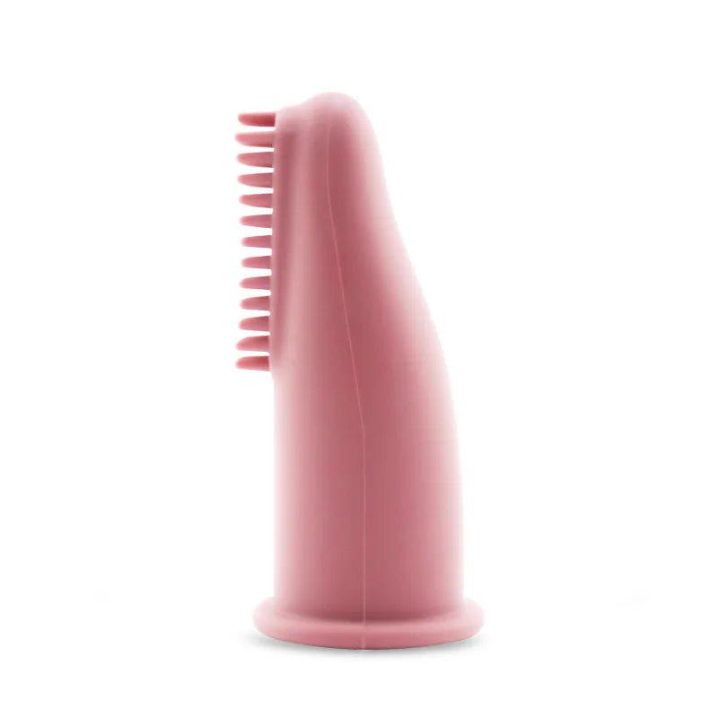 Spazzolino da Dito in Silicone Morbido โ Pulizia Dentale per Cani e Gatti