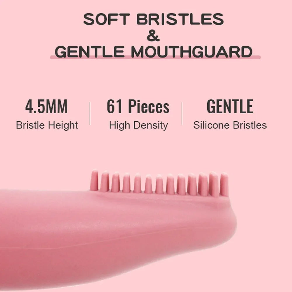 Spazzolino da Dito in Silicone Morbido – Pulizia Dentale per Cani e Gatti