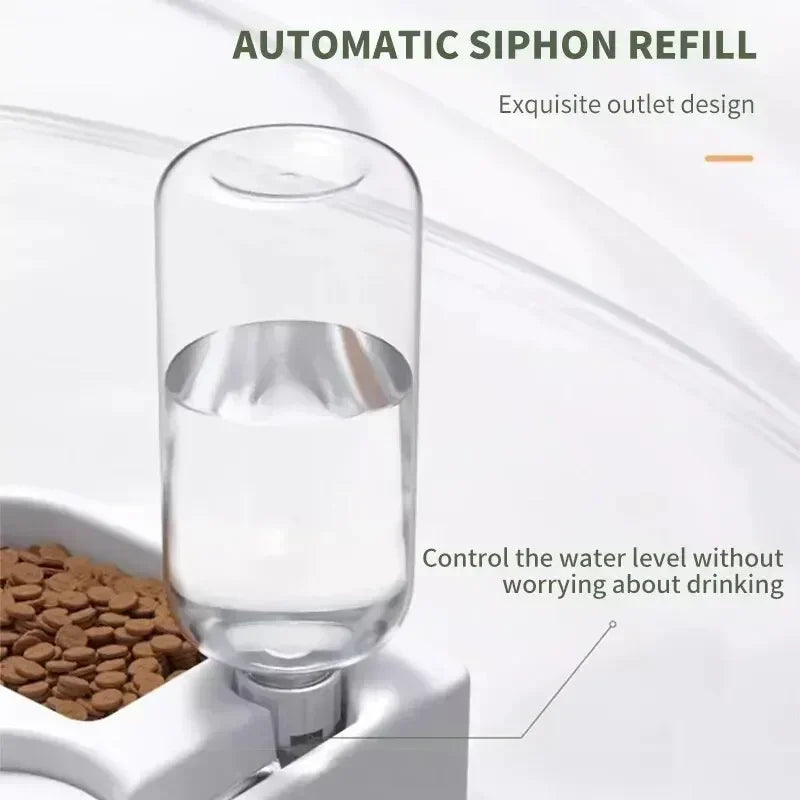 Set Doppia Ciotola con Dispenser dโAcqua โ Ciotole Antiscivolo per Cani e Gatti