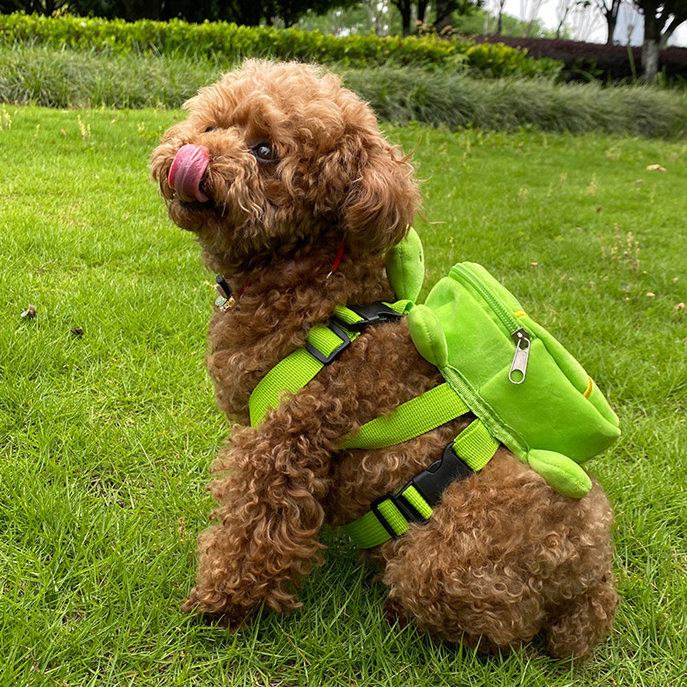 Zainetto Tartaruga per Cani โ Morbido, Regolabile e Super Divertente ๐ข