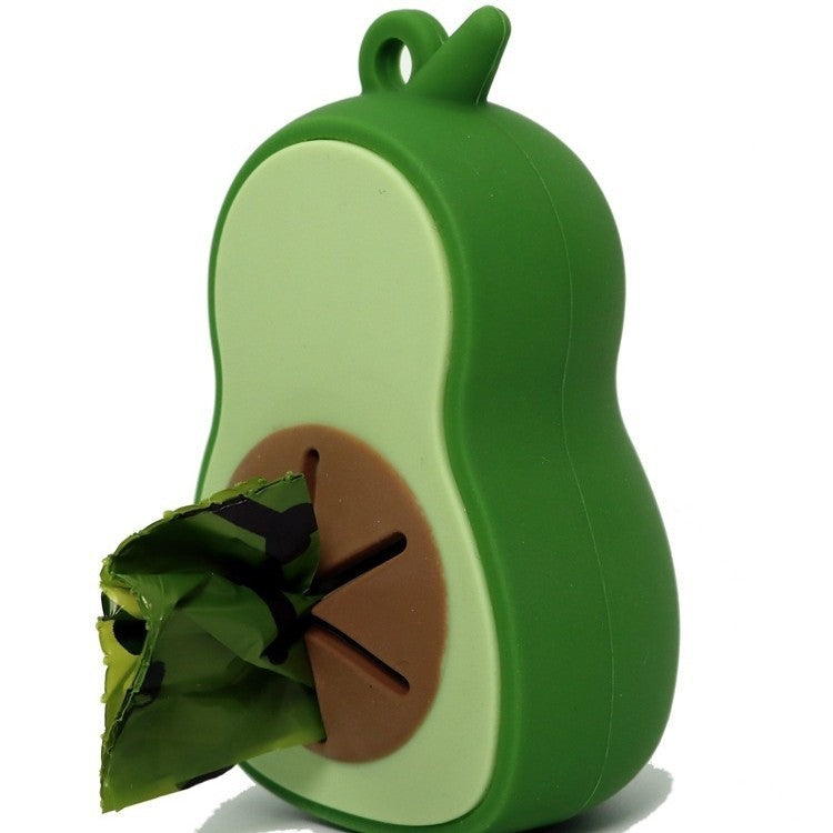 Dispenser a Forma di Avocado โ Raccogli Buste Igieniche in Silicone