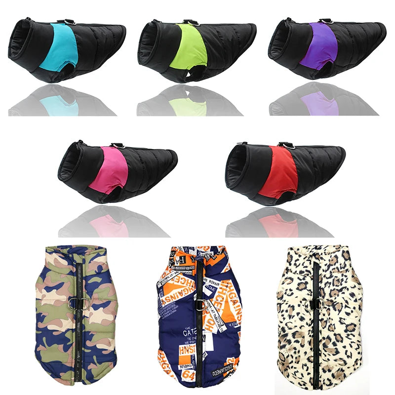 Giacca Invernale Impermeabile per Cani – Calda, Antivento e con Chiusura Lampo