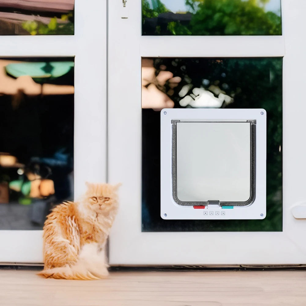 Porta per Cani e Gatti con Blocco di Sicurezza – Accesso Controllato In & Out 🐕🐈