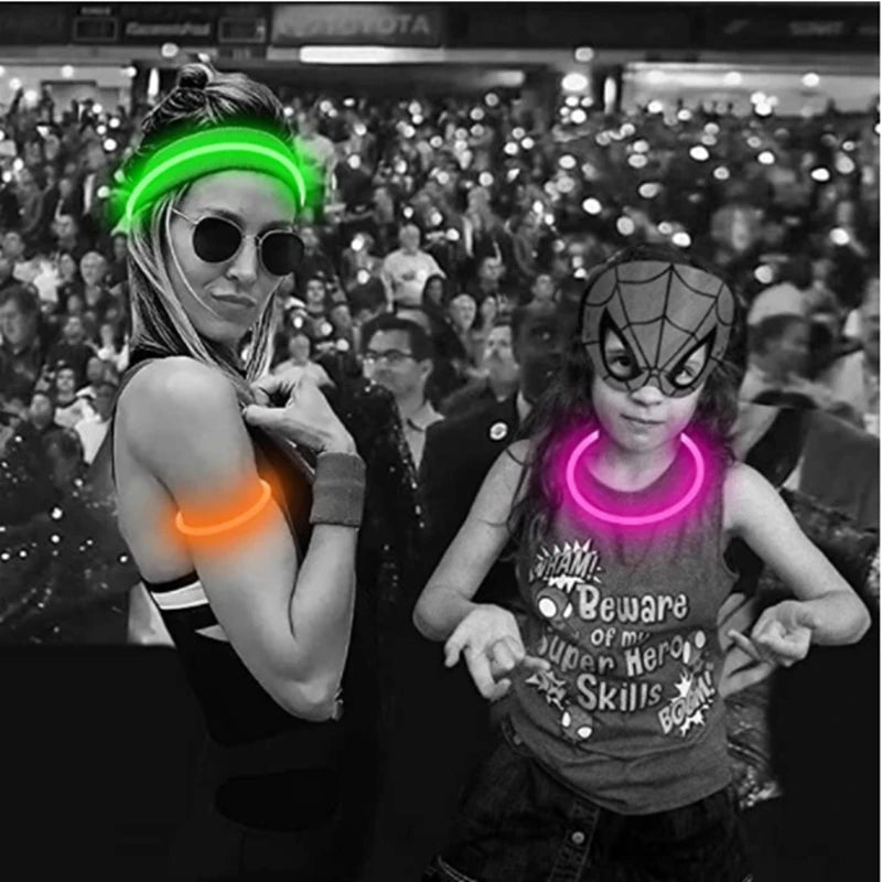 Collare Luminoso LED Ricaricabile per Cani e Gatti – Regolabile, Sicuro e Visibile di Notte