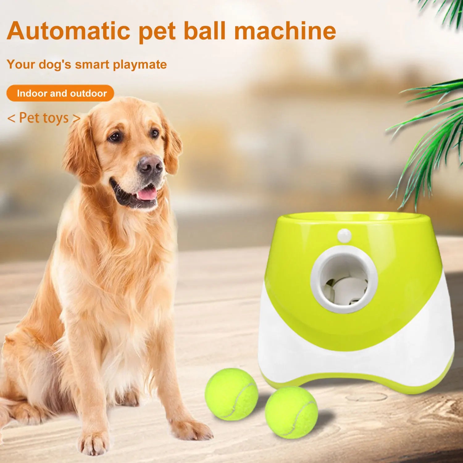 🎾 Lancia Palline Automatico per Cani – Gioco Interattivo con 3 Palline Incluse