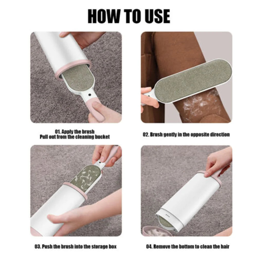 🐶 Spazzola Rimuovi Peli per Animali – Riutilizzabile e Autopulente