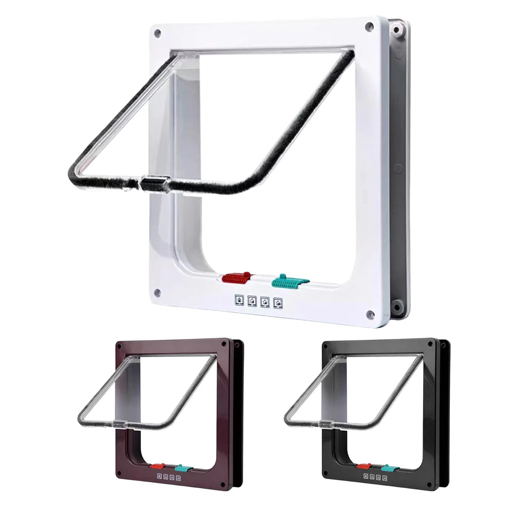 Porta per Cani e Gatti con Blocco di Sicurezza – Accesso Controllato In & Out 🐕🐈