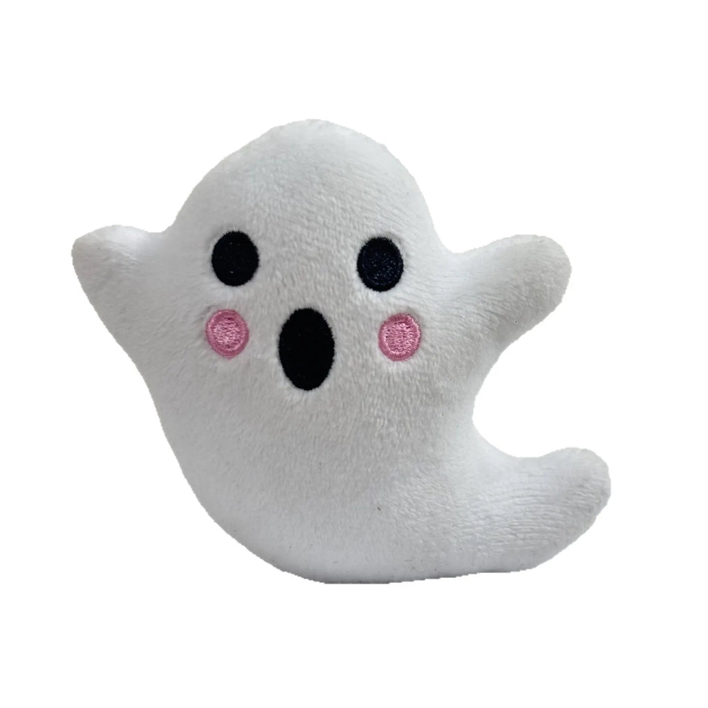 Gioco in Peluche Halloween per Cani – Fantasmini Morbidi con Sonaglino