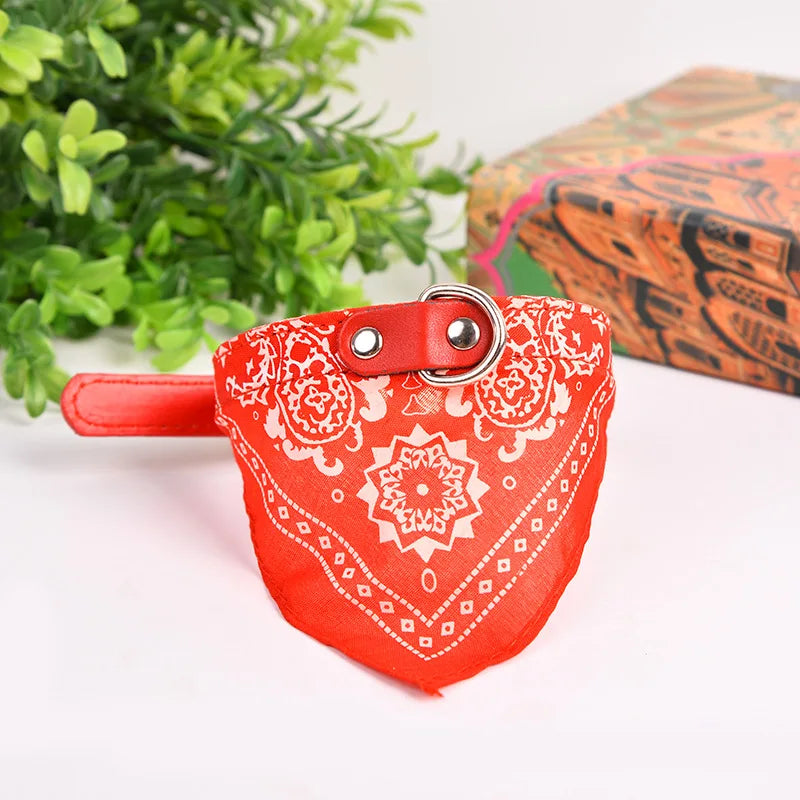 Collare con Bandana Regolabile per Cani e Gatti – Stile e Comfort per Ogni Passeggiata