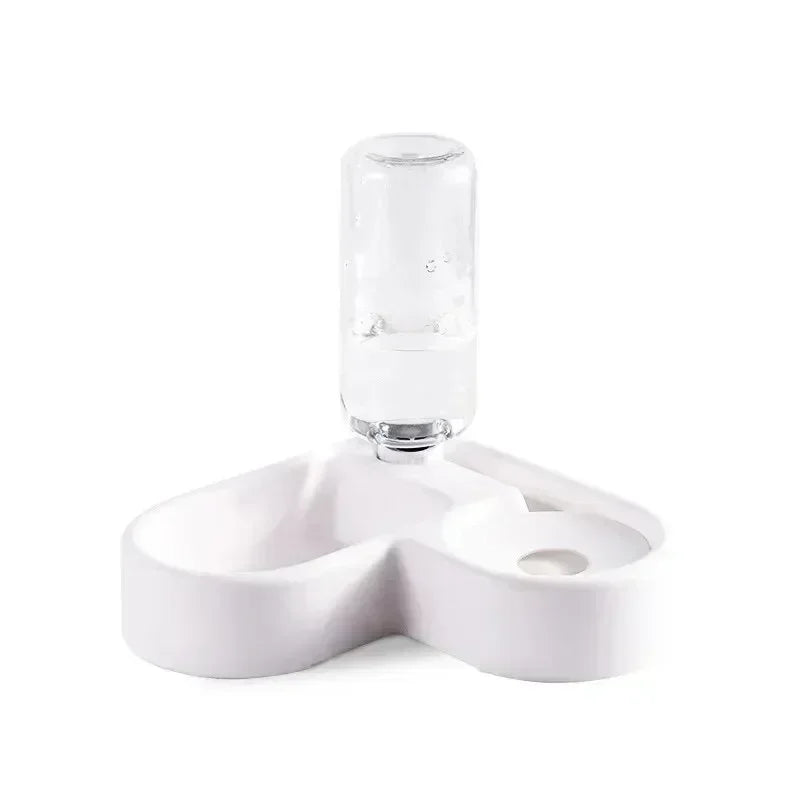 Set Doppia Ciotola con Dispenser d’Acqua – Ciotole Antiscivolo per Cani e Gatti