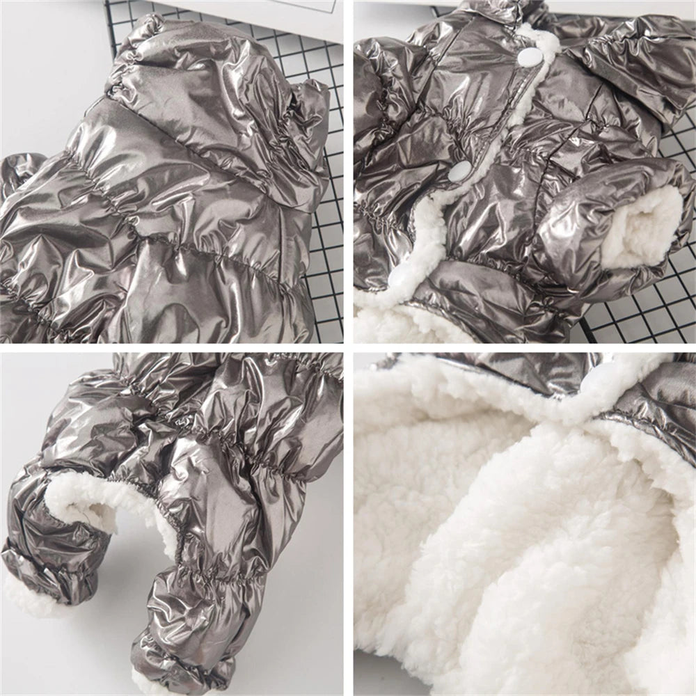 Tuta Invernale Impermeabile per Cani di Piccola Taglia – Calda e Morbida in Pile