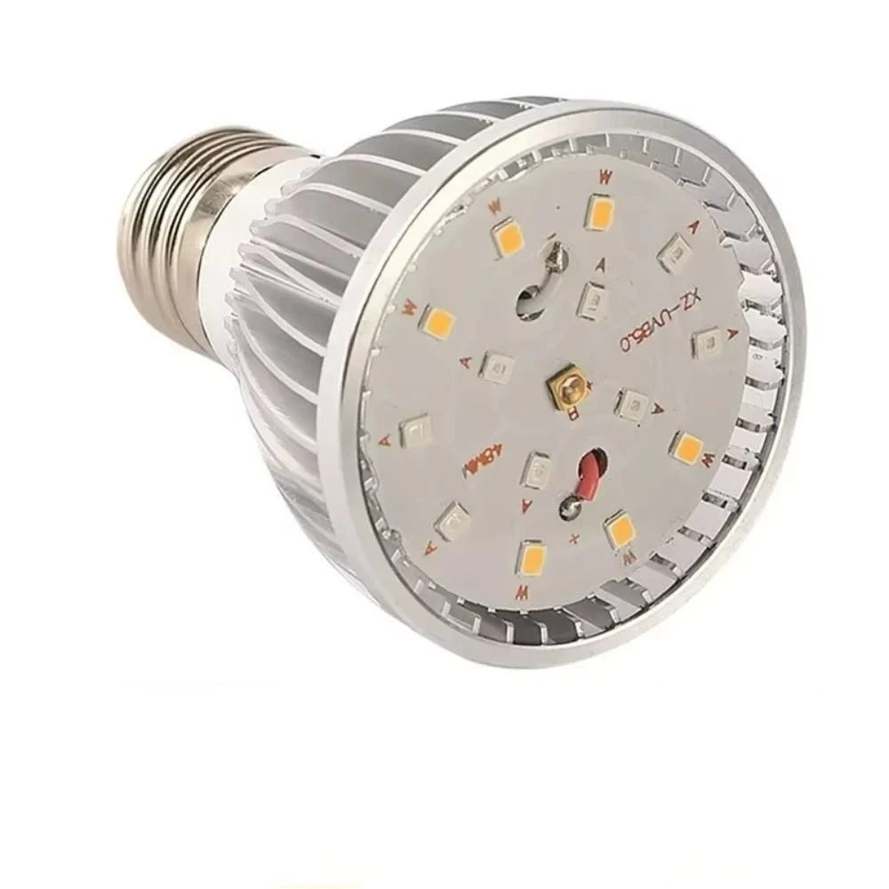 🌞 Lampada LED UVA + UVB per Rettili – Illuminazione Full Spectrum per Terrario E27