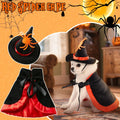 Costume da Strega per Cani e Gatti – Mantello di Halloween con Cappello