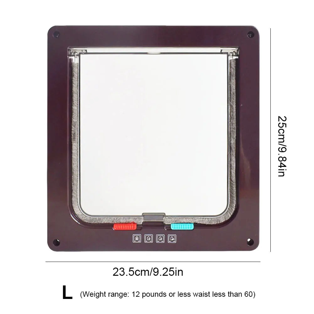 Porta per Cani e Gatti con Blocco di Sicurezza – Accesso Controllato In & Out 🐕🐈