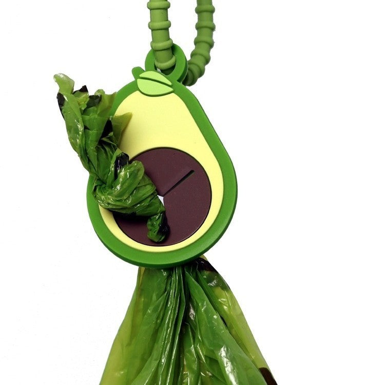 Dispenser a Forma di Avocado – Raccogli Buste Igieniche in Silicone